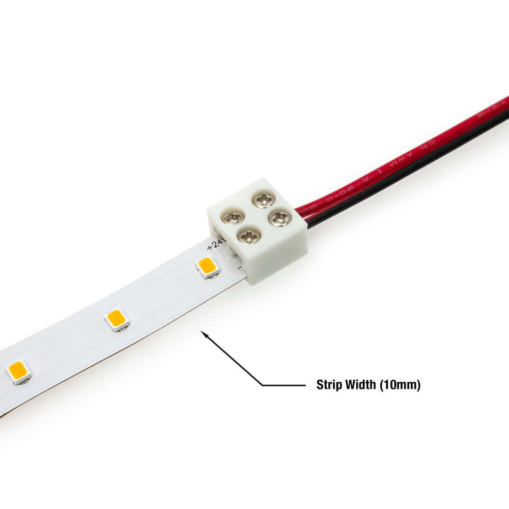 VBD-CON-SC10MM-SW LED Strip to Wire Connector, Veroboard