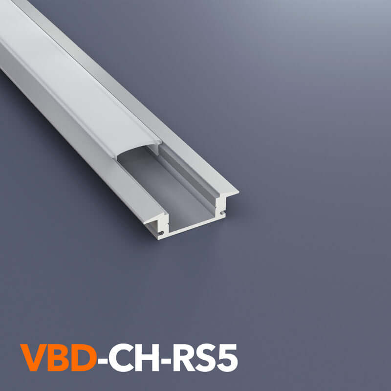 VBD-CH-RS5 Recessed LED Aluminum Channel