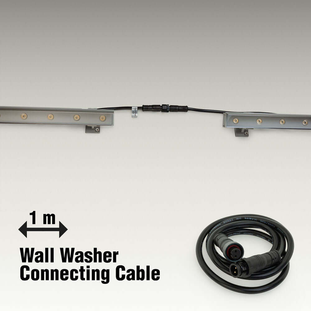 1m wall washer connecting cable for linear LED fixtures, ideal for seamless installation and connectivity.