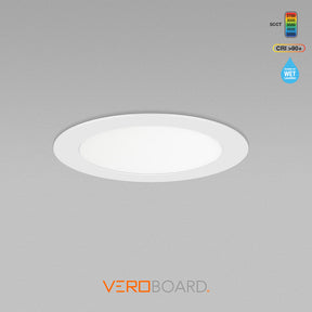 LED-6-S12W-5CCTWH, 6 inch Round Ceiling Light LED Panel, Veroboard 