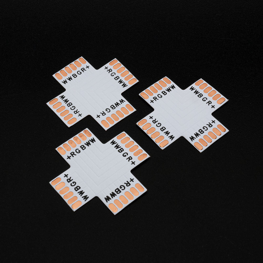 PCB Type 4 Way Expansion Connector For WRGBWW Strip Light