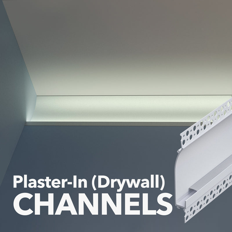 Plaster-In(Drywall) LED Channels