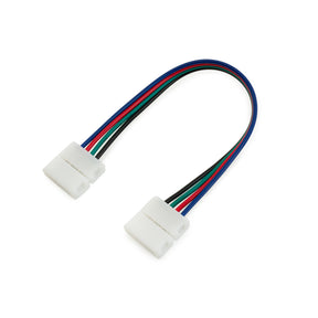 VBD-RGBCON-12MM-CRNR Solderless Quick Connector RGB to RGB LED Strip, Veroboard 