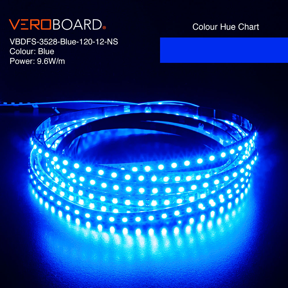 VBDFS-3528-Blue-120-12-NS 9.6W/m(3W/ft) Blue