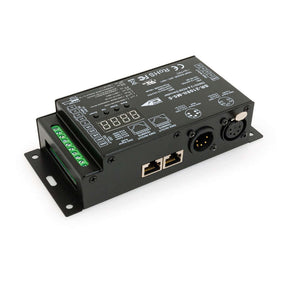 SR-2108B-M5-5 DMX512 RDM Decoder with 5 channels, 12-24V, constant voltage output, and various input terminals.