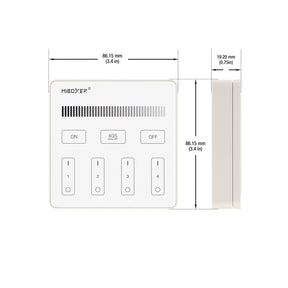 VBD-MI-B1 Smart Touch Panel Remote Controller Single Color