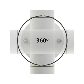 VBD-B7ZA0256 White LED Outdoor Landscaping wall light/ Spotlight, veroboard