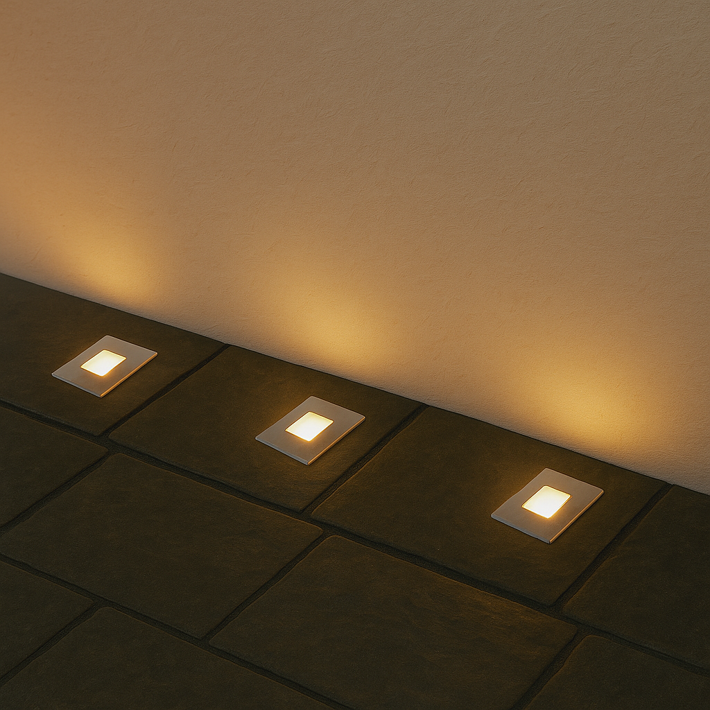 VBD-D2YBS0134 1.5 inch Outdoor Mini LED Square Inground light, Walkover light