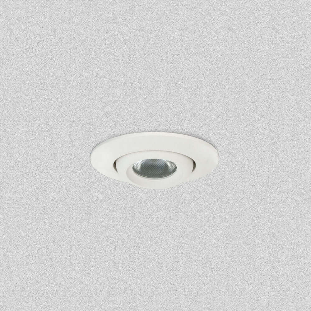 12V 3W White Ceiling Light Round, RD24-3W-30K-WH, Veroboard