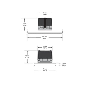 LSD-5CCTBK Dual Orientation Black LED Step Light, veroboard