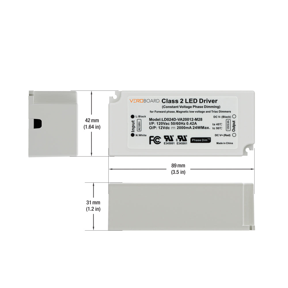 VBUN-25-12-W3K-X3J Retrofit Cabinet Light Kit 12V 2.5W (Pack of 3)