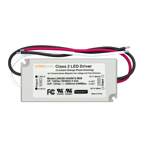 LD024D-VA20012-M28 Triac dimmable Constant Voltage LED Driver, 12V 24W, Veroboard