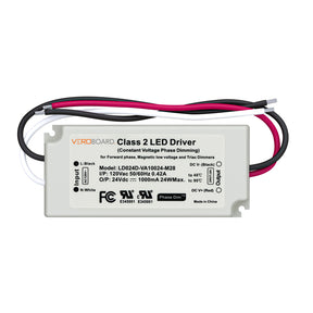 LD024D-VA10024-M28 Triac dimmable Constant Voltage LED Driver, 24V 24W, veroboard