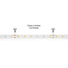 VBDFS-L2835-xxxx-60-24-NS 500Lm/m(152Lm/ft) 4.8W/m(1.5W/ft) CCT(2.7K, 3K, 3.5K, 4K, 5K, 6K)