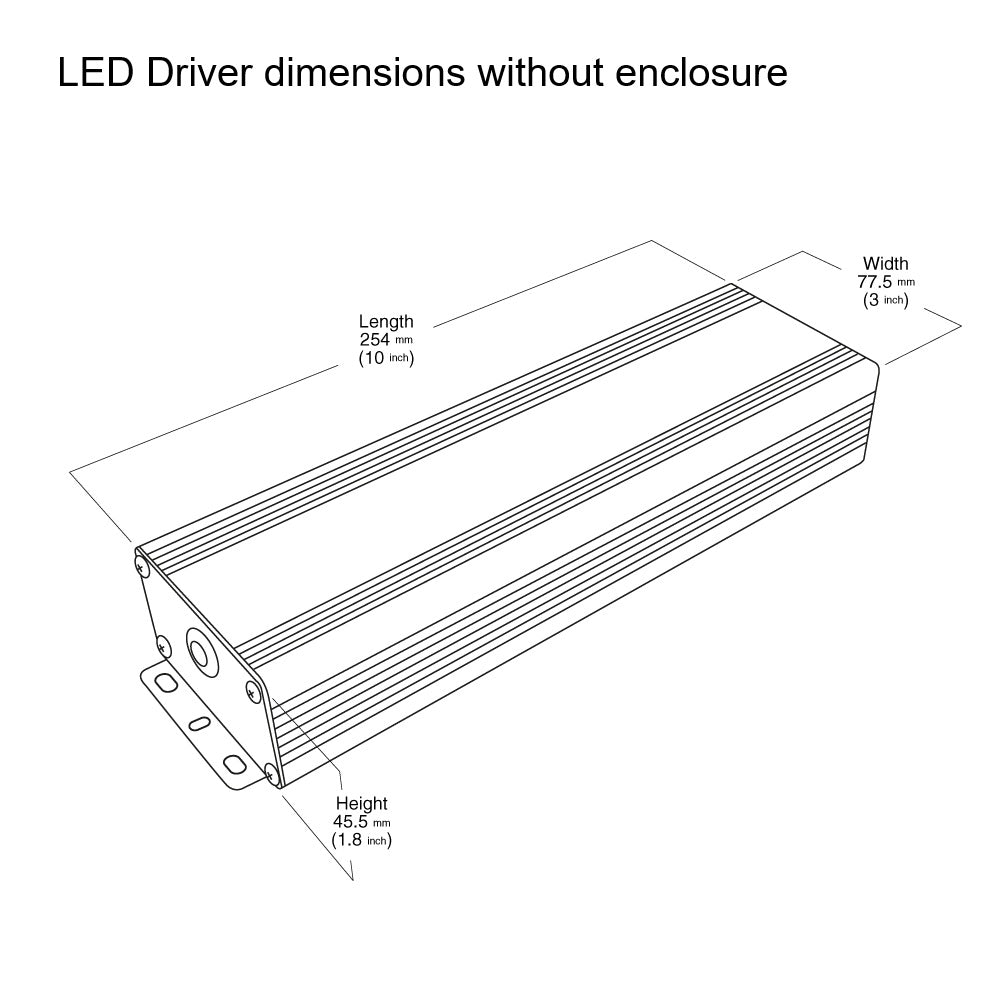 VBD-024-300VTHWJ Triac Dimmable Constant Voltage LED Driver 24V 300W