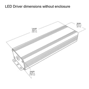 VBD-024-300VTHWJ Triac Dimmable Constant Voltage LED Driver 24V 300W