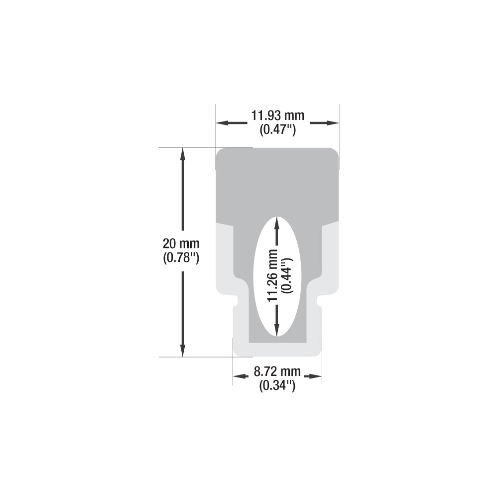 VBD-CH-B2 Flexible PMMA LED Profile 16Feet(192in)