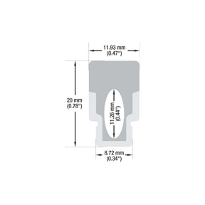 VBD-CH-B2 Flexible PMMA LED Profile 16Feet(192in)
