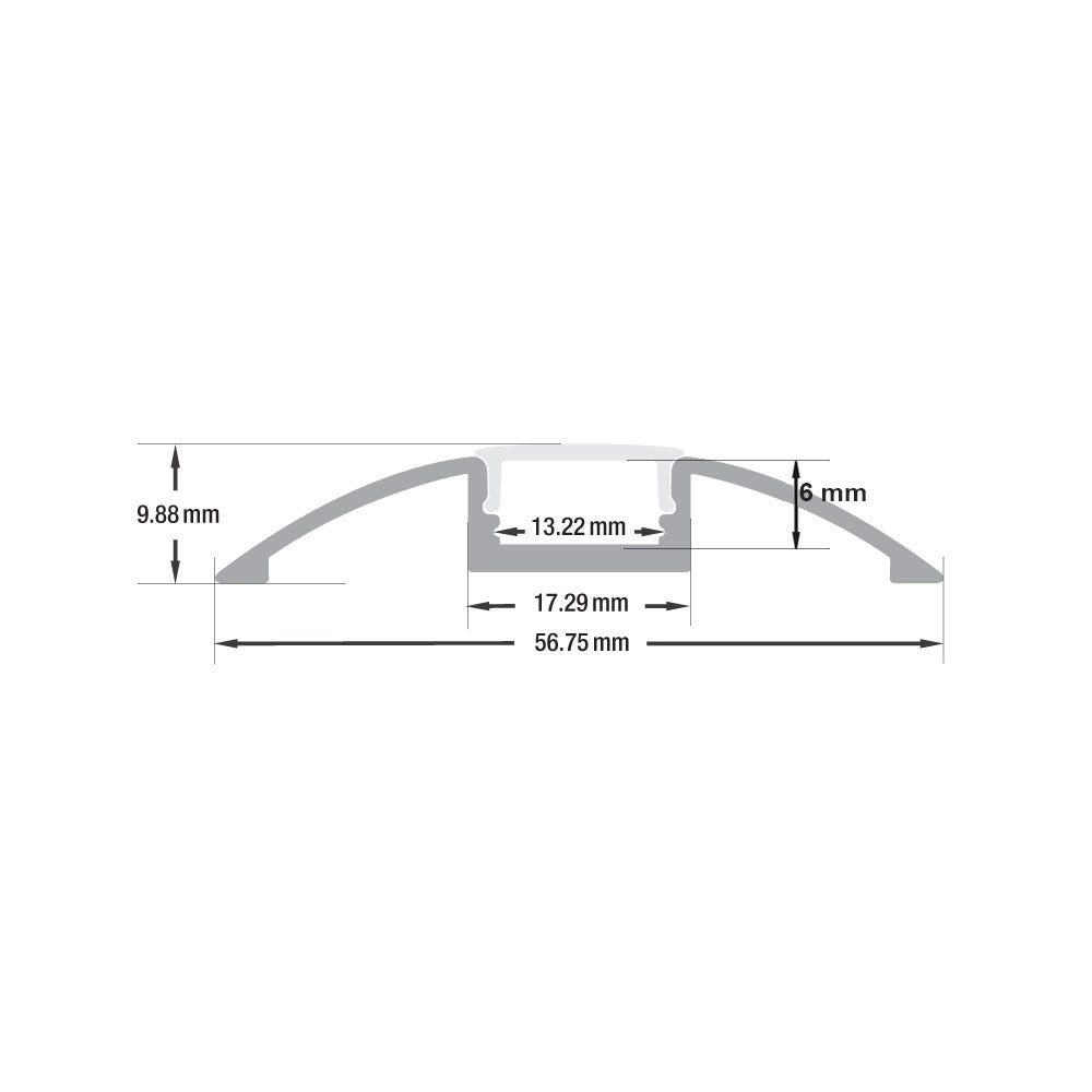 VBD-CH-S2 LED Aluminum Channel