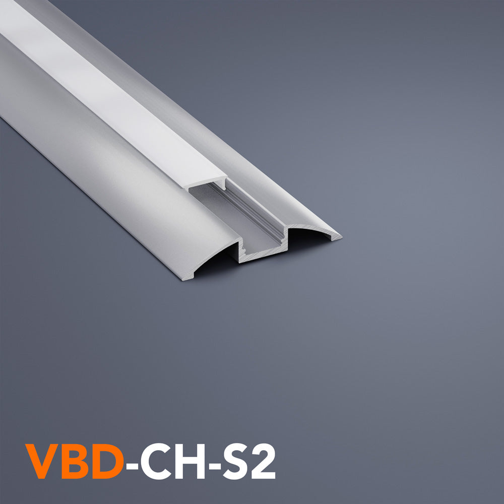 VBD-CH-S2 Linear Aluminum Channel 2Meters(78.7in), Veroboard
