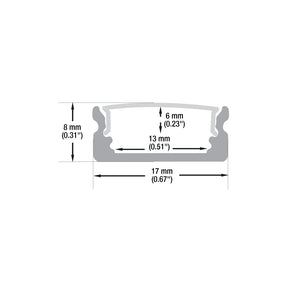 VBD-CH-S5 Low Profile LED Aluminum Channel