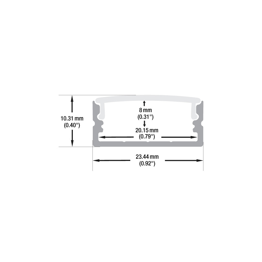 VBD-CH-S6 LED Aluminum Channel