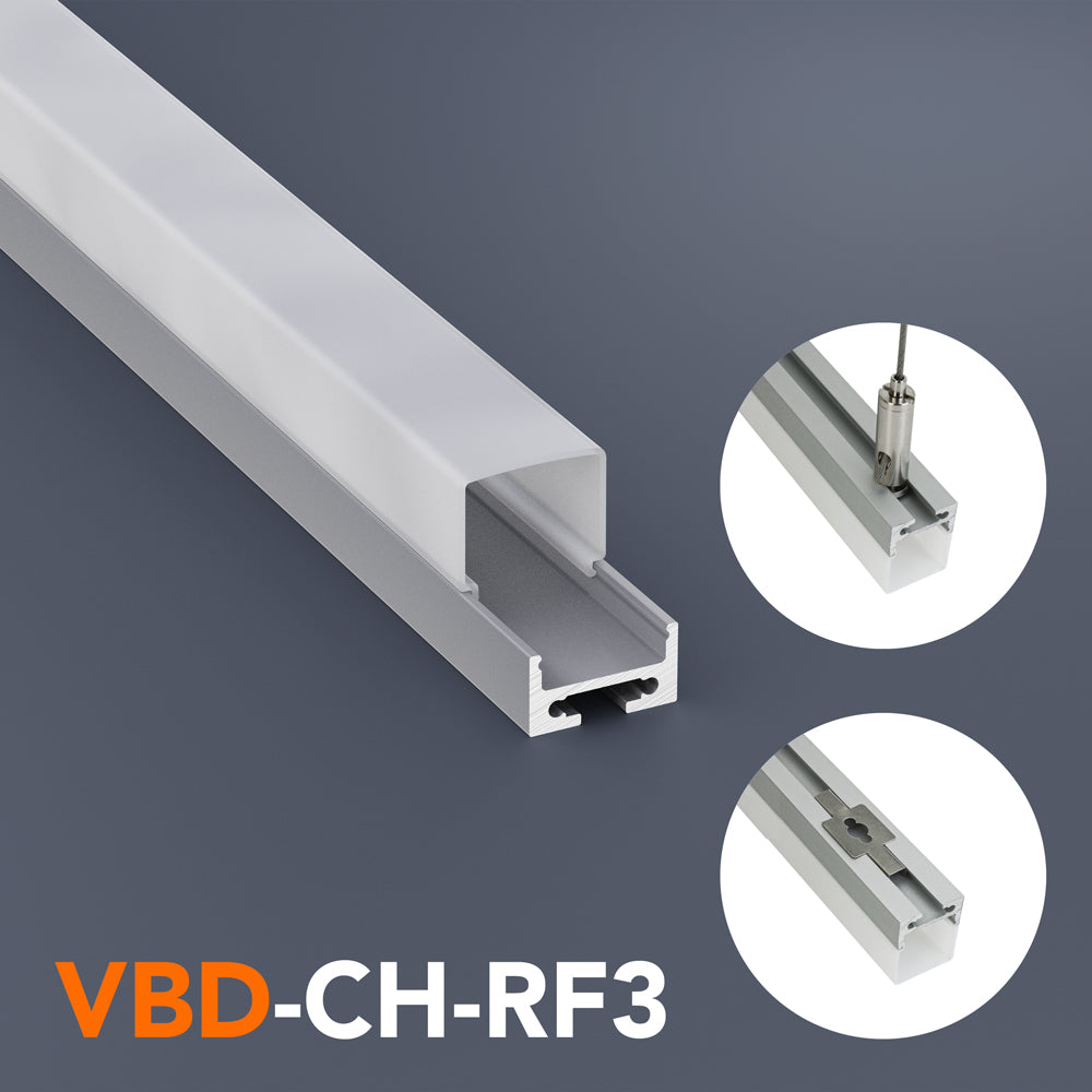 VBD-CH-RF3 LED Aluminum Channel