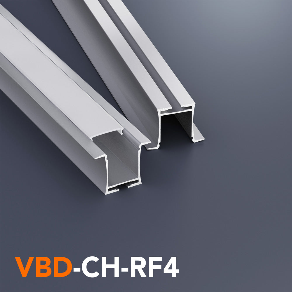VBD-CH-RF4 Linear Aluminum Channel 2Meters(78.7in), Veroboard