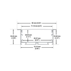 VBD-CH-RF7 LED Aluminum Channel