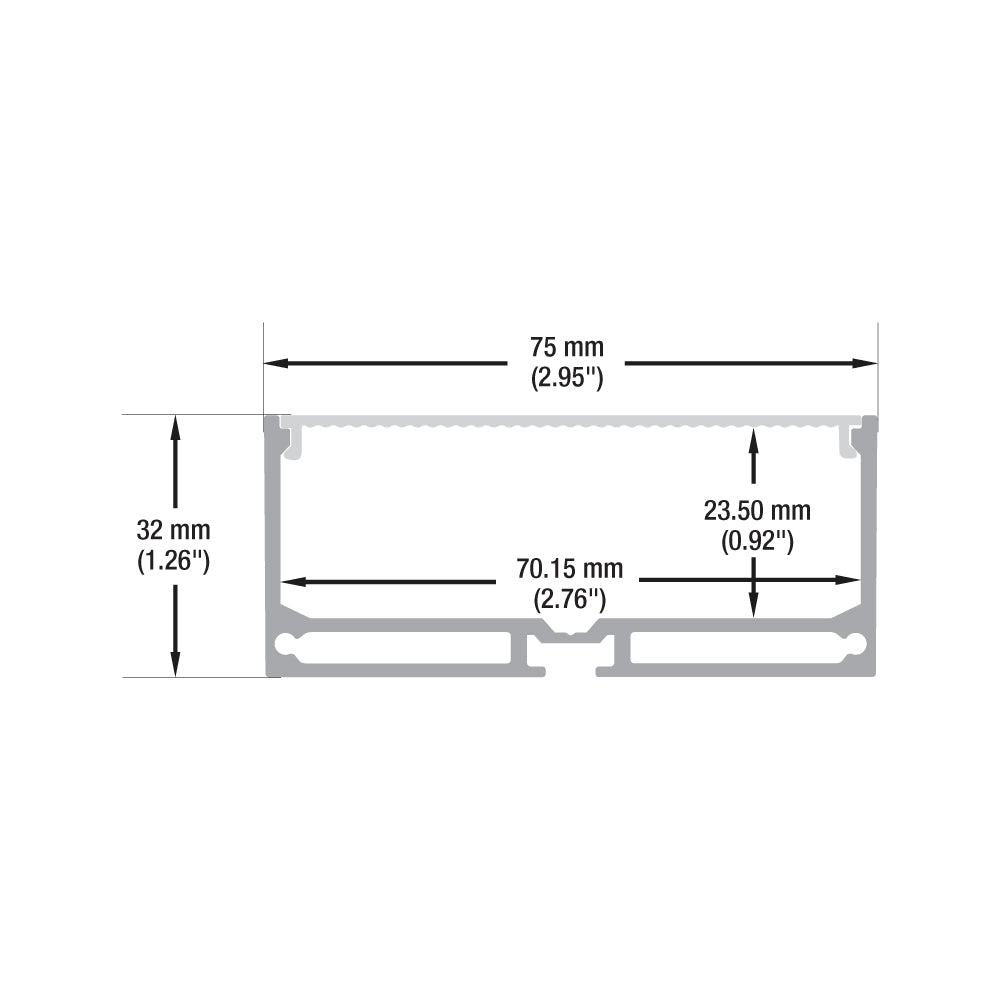VBD-CH-RF8 LED Aluminum Channel