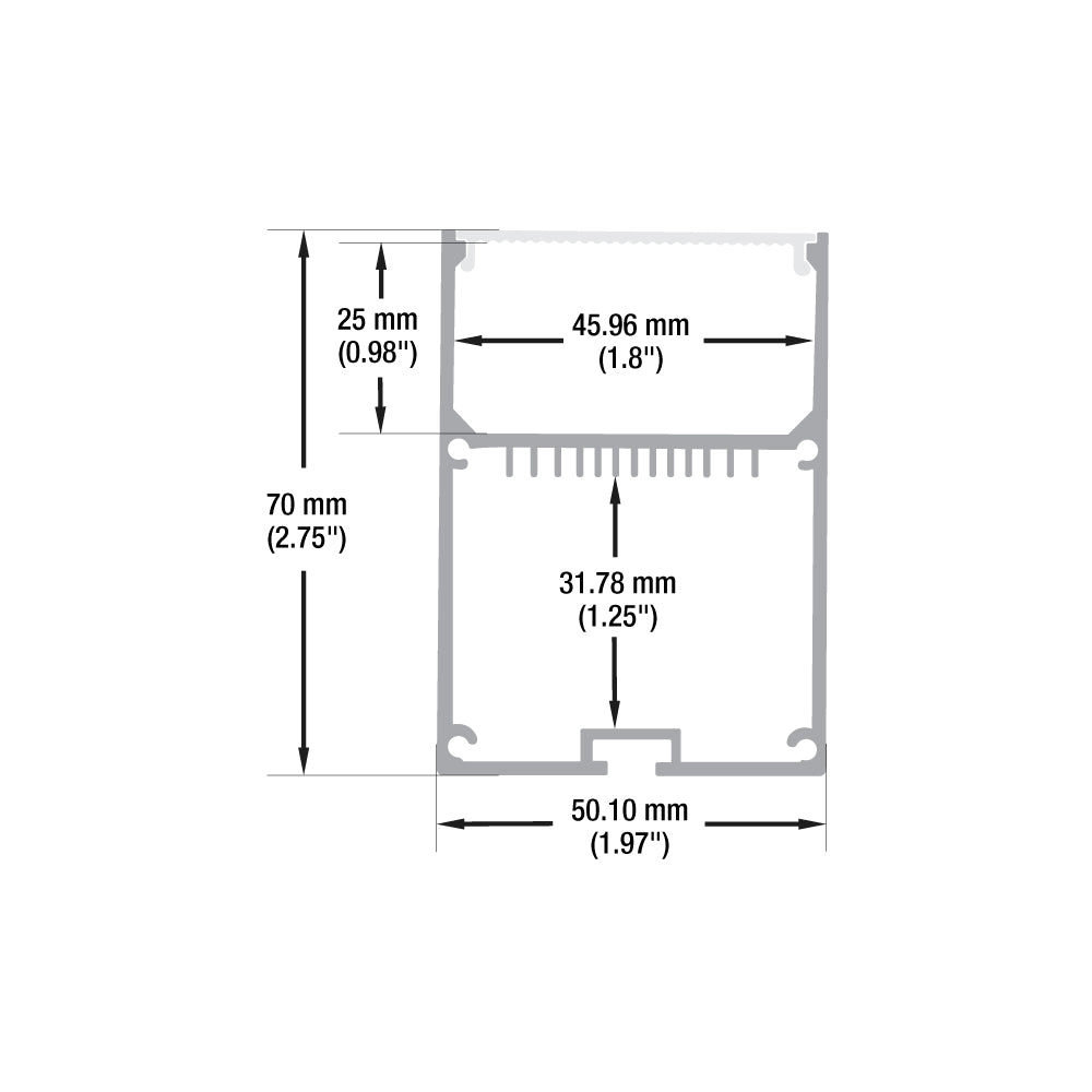 VBD-CH-RF10 LED Aluminum Channel