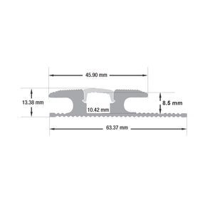 VBD-CH-W3 Multi Floor Transition LED Aluminum Channel