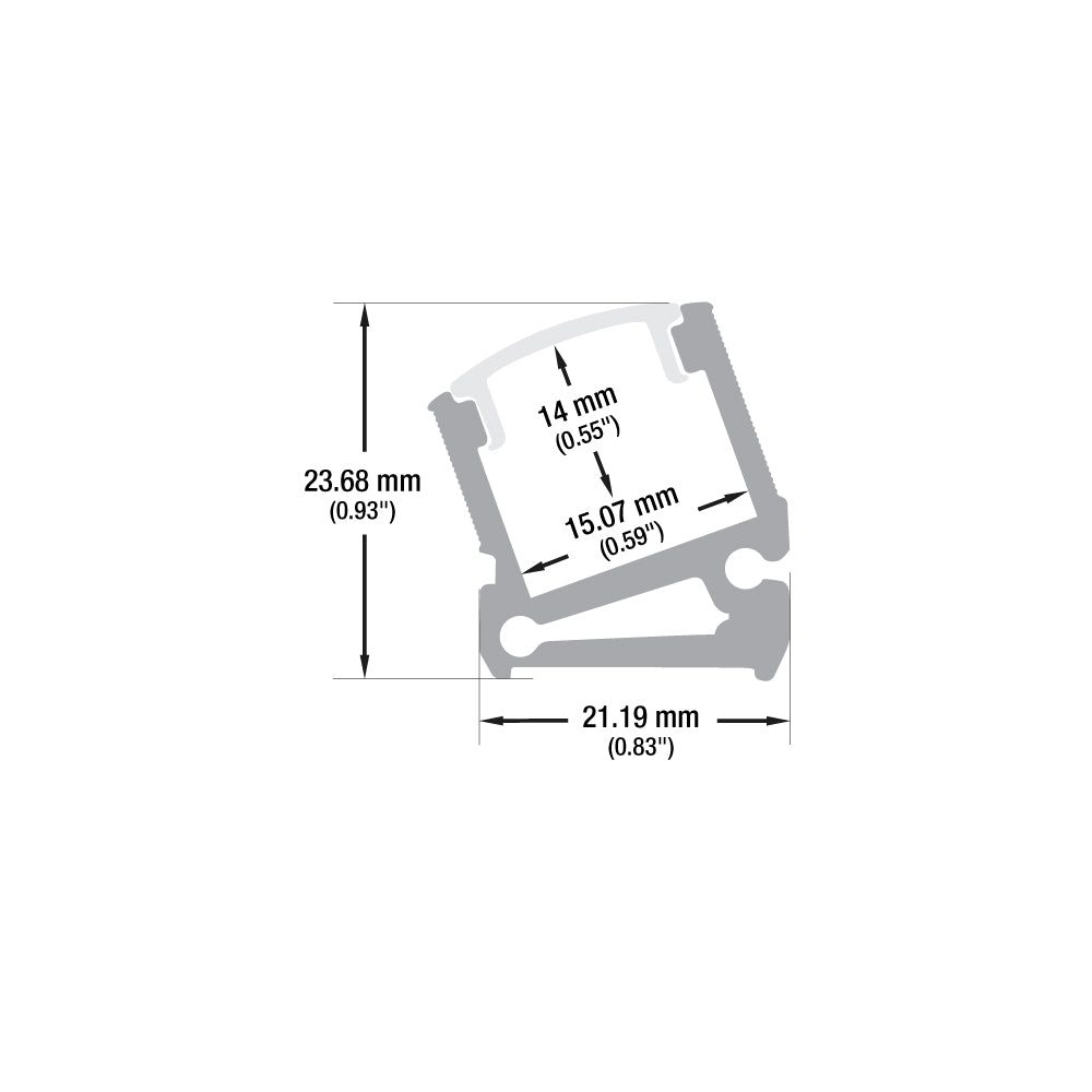 VBD-CH-C1 LED Aluminum Channel