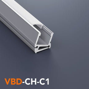VBD-CH-C1 LED Aluminum Channel 2Meter(78.7in) - veroboard