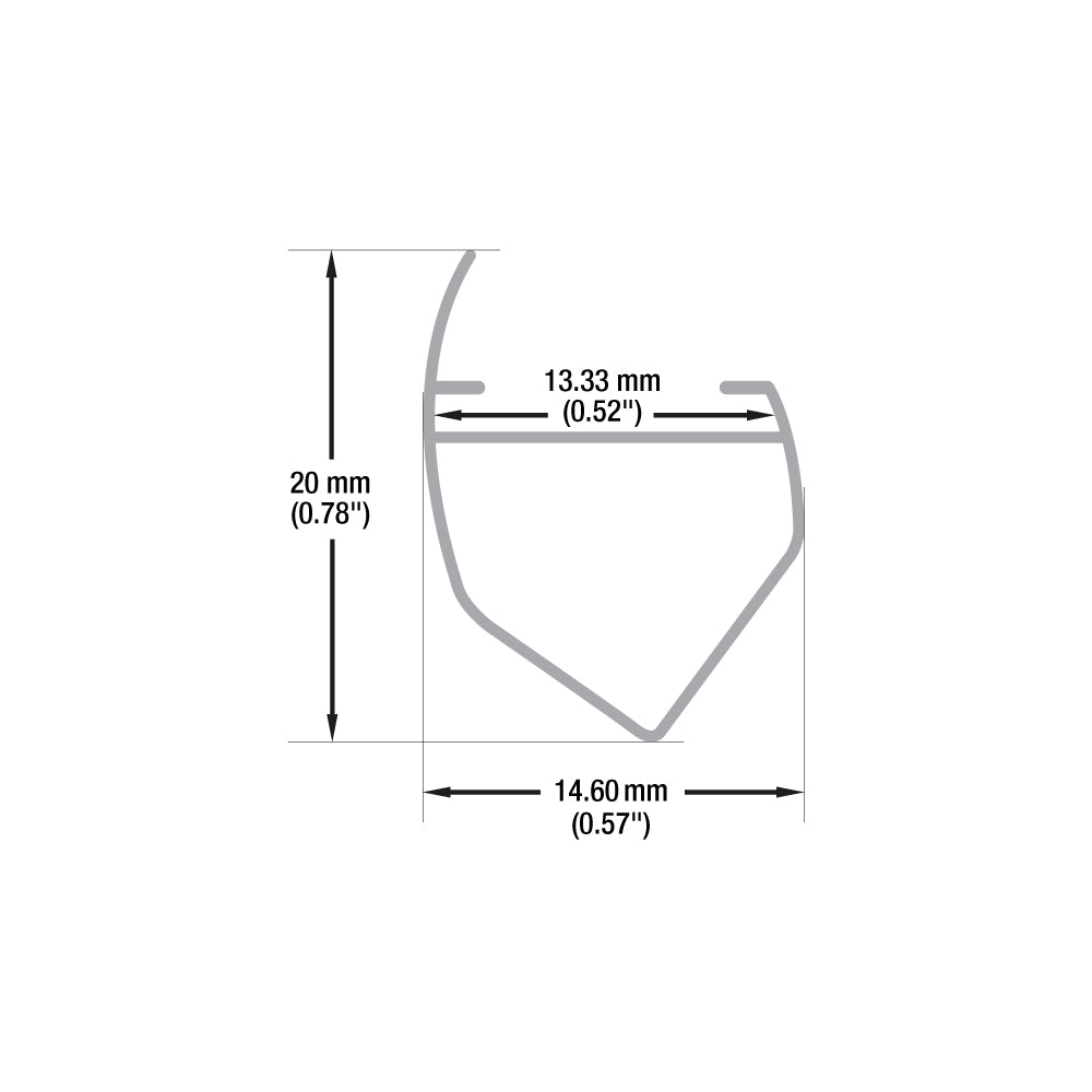 VBD-CH-C5 Show case LED Aluminum Channels