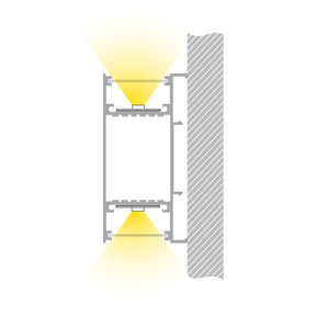 VBD-CH-WC4 Up-Down LED Wall Mount Aluminum Channel