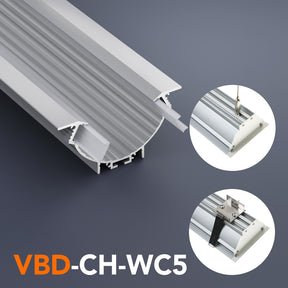 VBD-CH-WC5 LED Aluminum Channel