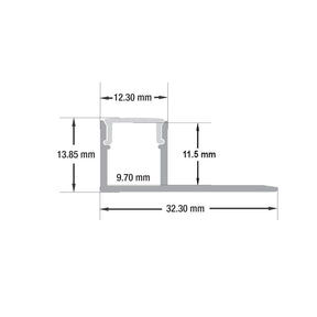 VBD-CH-D4 Drywall(Plaster-In) LED Aluminum Channel