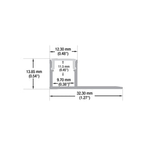 VBD-CH-D4 Drywall(Plaster-In) LED Aluminum Channel