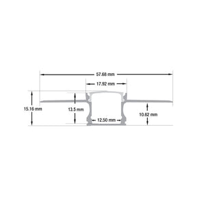 VBD-CH-D7 Drywall(Plaster-In) LED Aluminum Channel