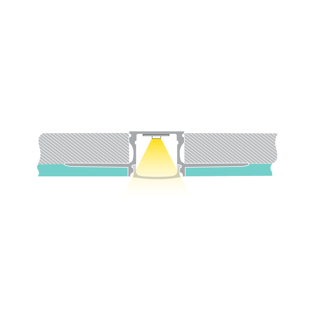 VBD-CH-D7 Drywall(Plaster-In) LED Aluminum Channel