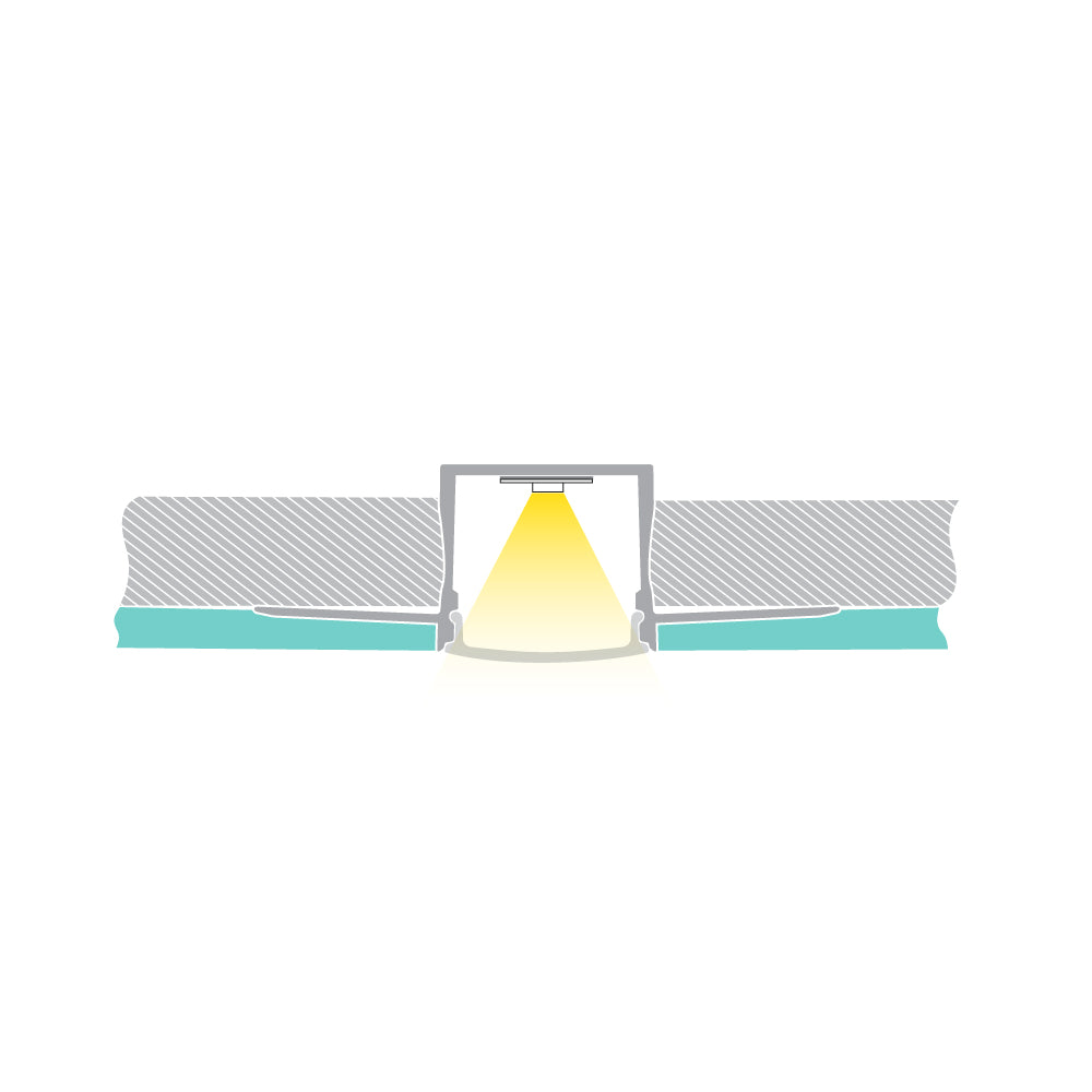 VBD-CH-D8 Drywall(Plaster-In) LED Aluminum Channel