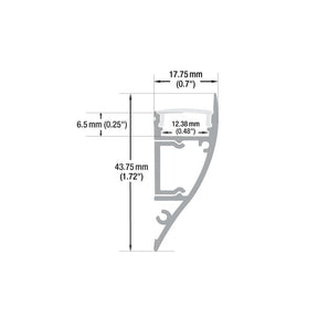 VBD-CH-M1 Wall Mount LED Aluminum Channel