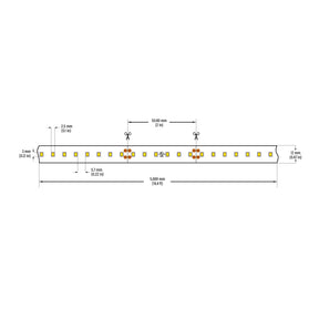 VBDFS-2835-xxxx-120-24-NS 2640Lm/m(804Lm/ft) 18W/m(5.5W/ft) CCT(3K, 4K, 5K)