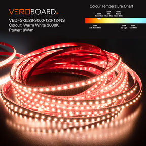 VBDFS-3528-xxxx-120-12-NS 960Lm/m(292Lm/ft) 9W/m(3W/ft) CCT(2.7K, 3K, 3.5K, 4K, 5K)