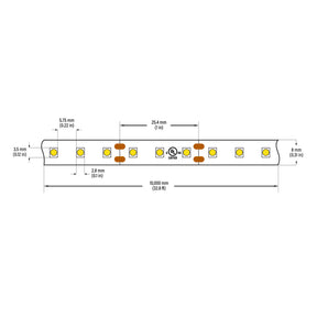 VBDFS-3528-xxxx-120-12-NS 960Lm/m(292Lm/ft) 9W/m(3W/ft) CCT(2.7K, 3K, 3.5K, 4K, 5K)