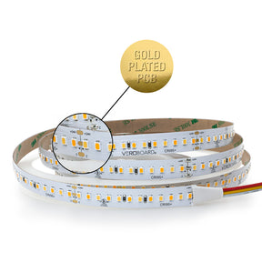 VBDFS-2835-CW&WW-168-24-NS Hybrid Adjustable Color Temperature LED Strip, 15W/m(5W/ft)