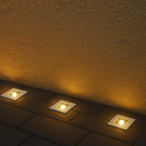 VBD-UL-1020-0500-A-3K-xx 2.5 inch Outdoor Square Inground light