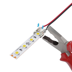 VBD-CON-8MM-1S1W LED Strip to Wire Connector