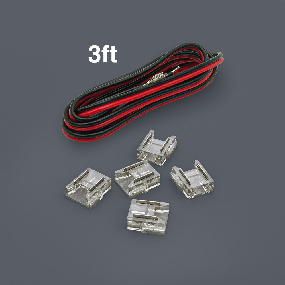 VBD-CON-8MM-1S1W LED Strip to Wire Connector